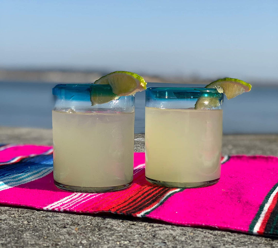 Aqua Rim Tumbler-Gläser – 6er-Set (je 274 ml)