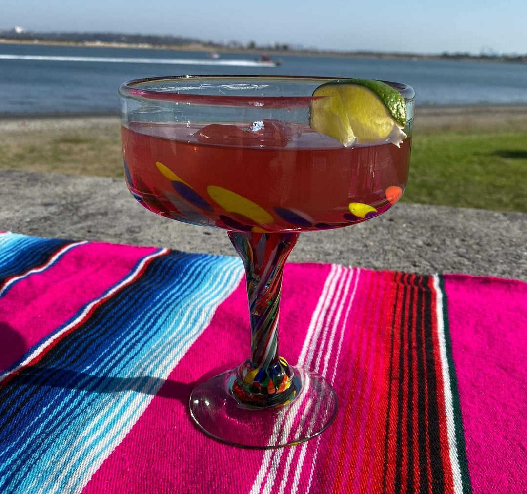 Konfetti Carmen Design Margarita-Gläser – 4er-Set (je 473 ml)
