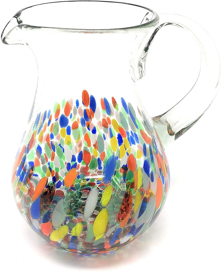 Confetti Carmen Design Glaskrug – Saft, Margaritas, Wasser, Limonade (84 oz)